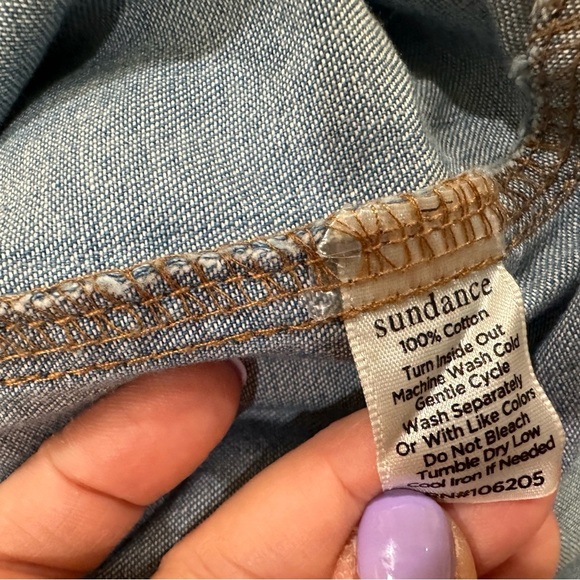 Sundance jumpsuit Chambray blue size 4 women - Picture 6 of 7